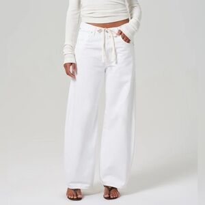 Citizens of Humanity Brynn drawstring high rise trouser jeans *hemmed*